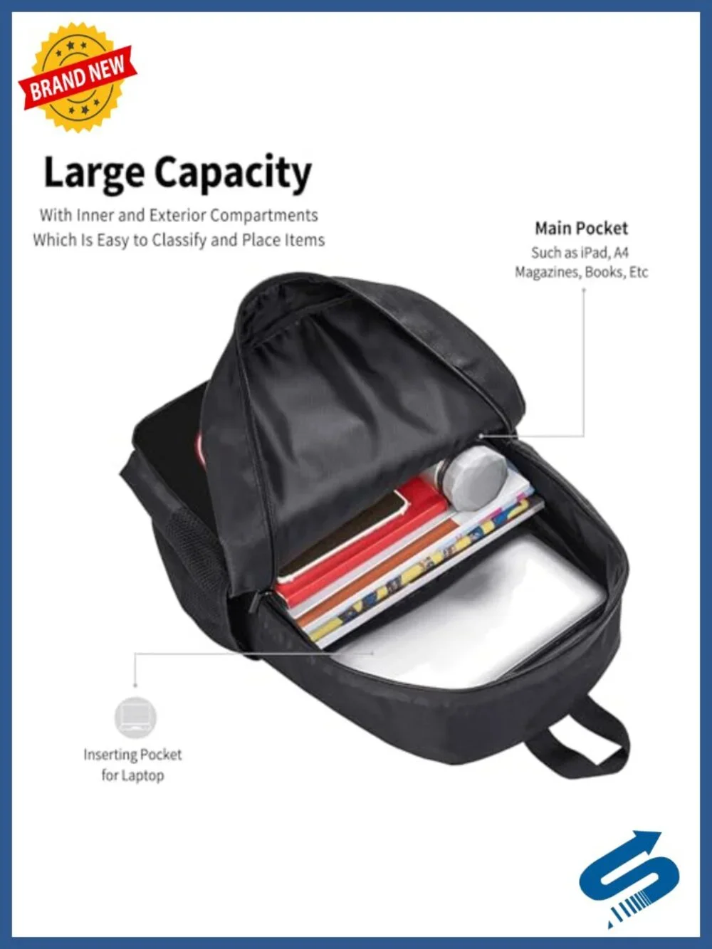 17 Laptop Backpack with Insulated Lunch Tote & Pencil Pouch - 3 Piece Set for